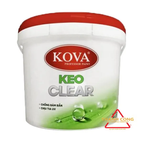 KEO BÓNG NƯỚC KOVA CLEAR 4L