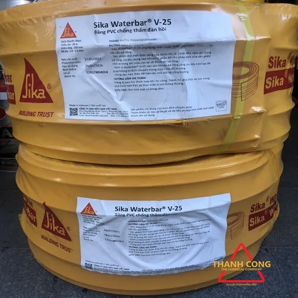 BĂNG CẢN NƯỚC SIKA WATERBARS V-25