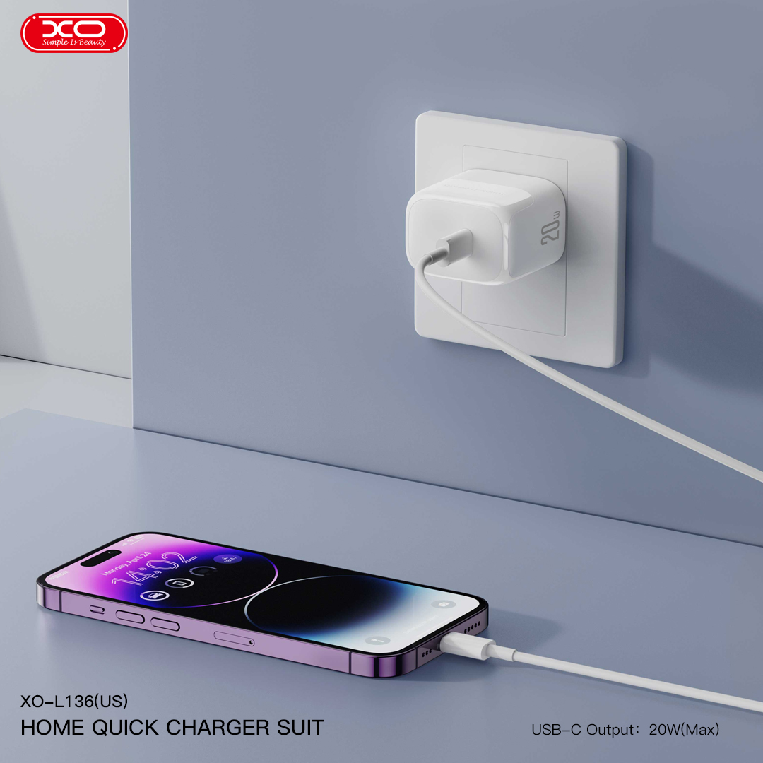 Bộ Sạc Điện Thoại XO L136 Bộ Sạc Điện Thoại XO L136