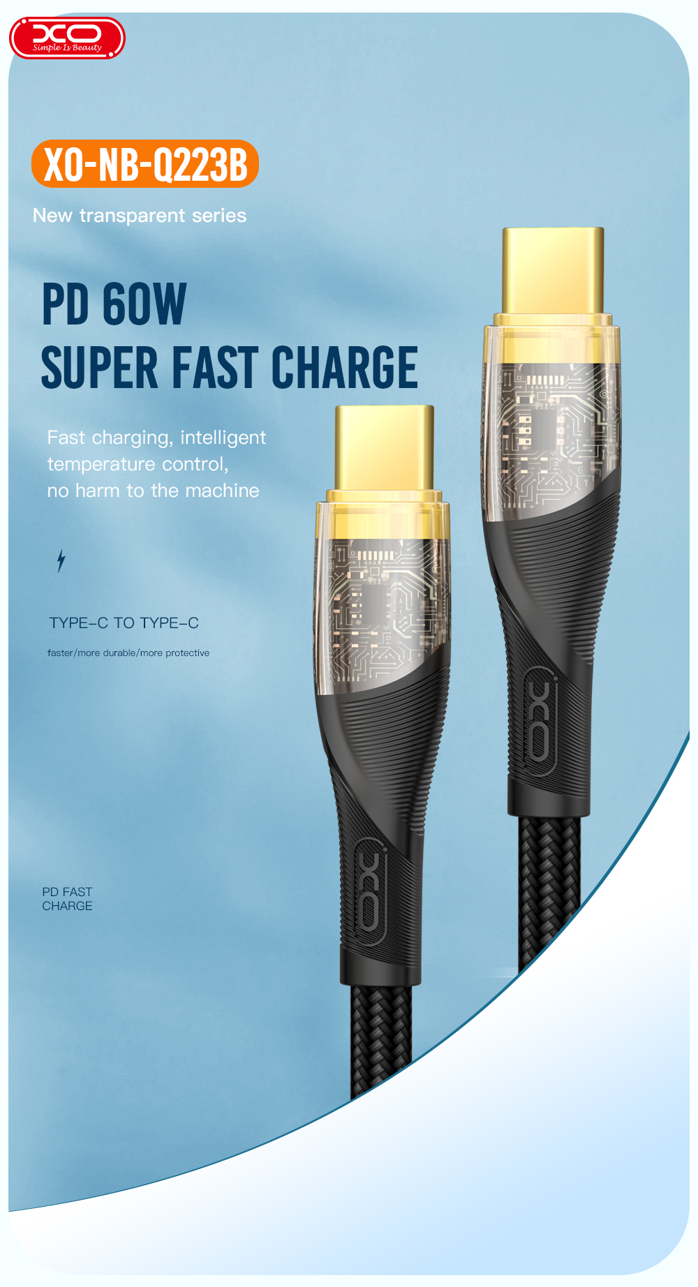 Dây Sạc Điện Thoại XO Q223 Dây Sạc Điện Thoại XO Q223