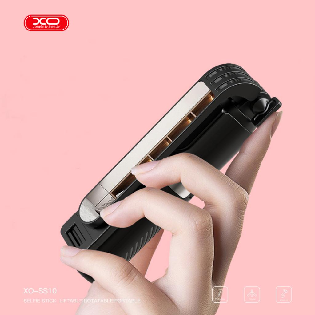 Gậy Chụp Ảnh Bluetooth Kèm Giá Đỡ XO SS10 Gậy Chụp Ảnh Bluetooth Kèm Giá Đỡ XO SS10
