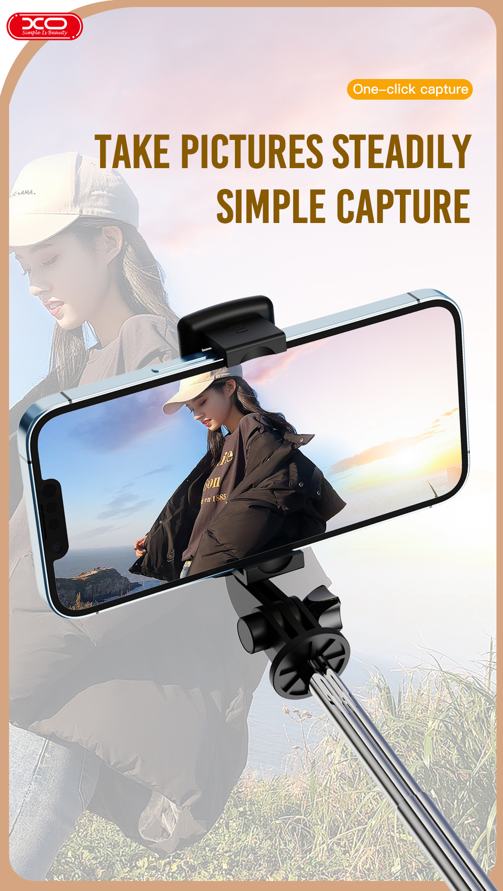 Gậy Chụp Ảnh Bluetooth XO SS09 Gậy Chụp Ảnh Bluetooth XO SS09