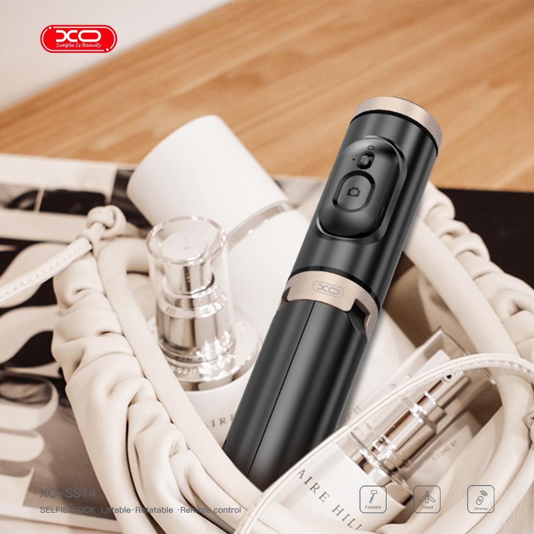 Gậy Chụp Ảnh Bluetooth Kèm Giá Đỡ XO SS14 Gậy Chụp Ảnh Bluetooth Kèm Giá Đỡ XO SS14