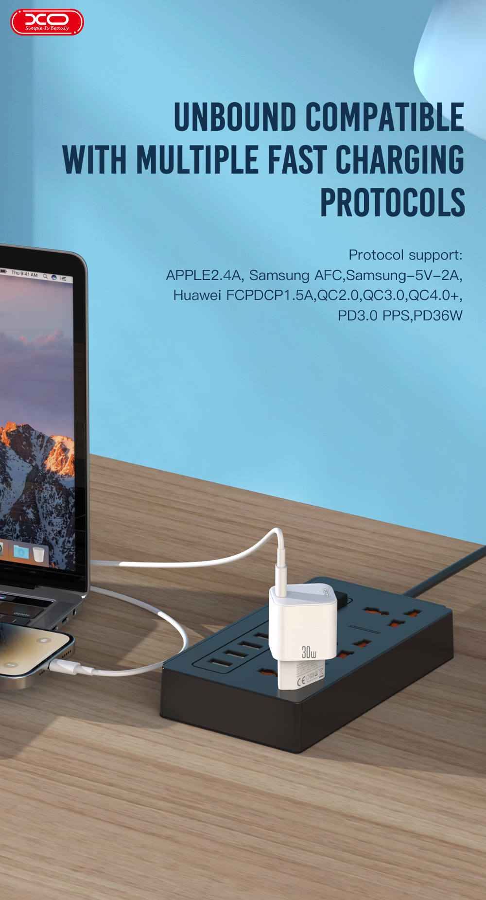 Bộ Sạc Điện Thoại XO CE06 Bộ Sạc Điện Thoại XO CE06