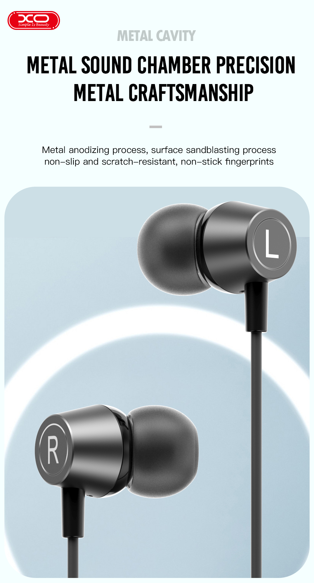 Tai Nghe Liền Dây Jack 3.5mm XO EP59 Tai Nghe Liền Dây Jack 3.5mm XO EP59