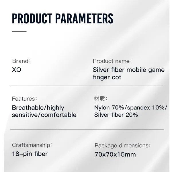 Bao tay chơi game XO ZT1 - Cảm ứng siêu nhạy, chống mồ hôi, bao ngón tay game