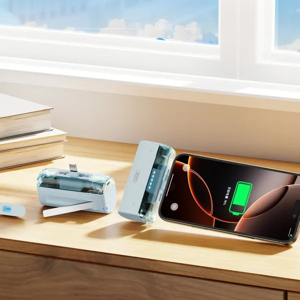 Sạc dự phòng XO PR273 - 5.000mAh, sạc nhanh 22.5W, kèm cổng iOS & Type-C