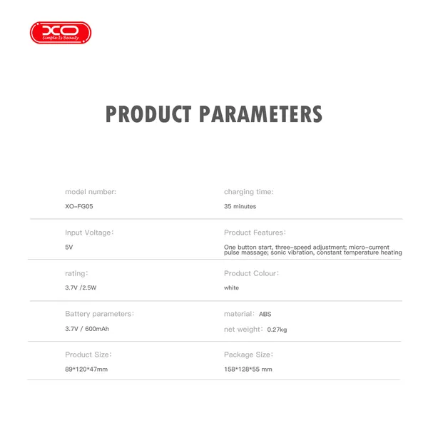 Trẻ hóa da toàn diện với Dụng Cụ Làm Đẹp Vùng Cổ XO FG05 - Bí quyết cho làn da không tuổi.