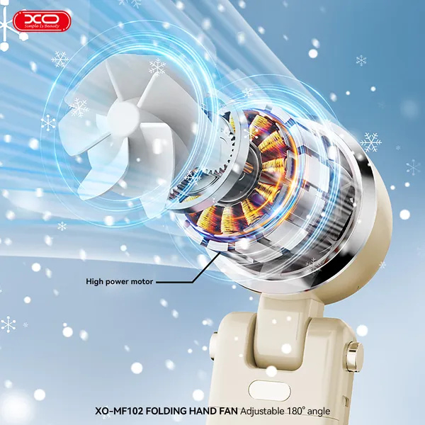 Sở hữu ngay quạt cầm tay XO MF102 - Mát lạnh tức thì, pin khủng 11 giờ