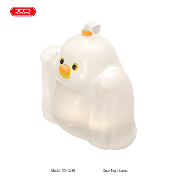 Đèn Ngủ Vỗ Tay Silicon XO OZ15 - Ánh Sáng 3 Cấp Độ, Thiết Kế "Vịt Ma" Cực Cute - XO OZ15 Ghost Duck.