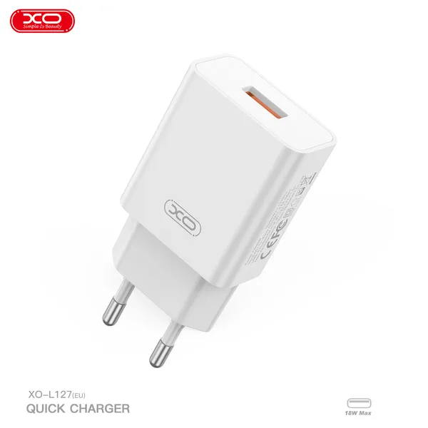 Đầu Sạc Chính Hãng XO L127, Sạc Siêu Tốc 18W, Nhỏ Mà Mạnh