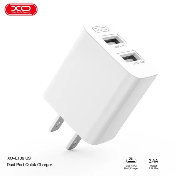 Đầu Sạc Chính Hãng XO L109, Sạc Siêu Nhỏ, Hiệu Suất To, Giải Pháp Mọi Nẻo Đường