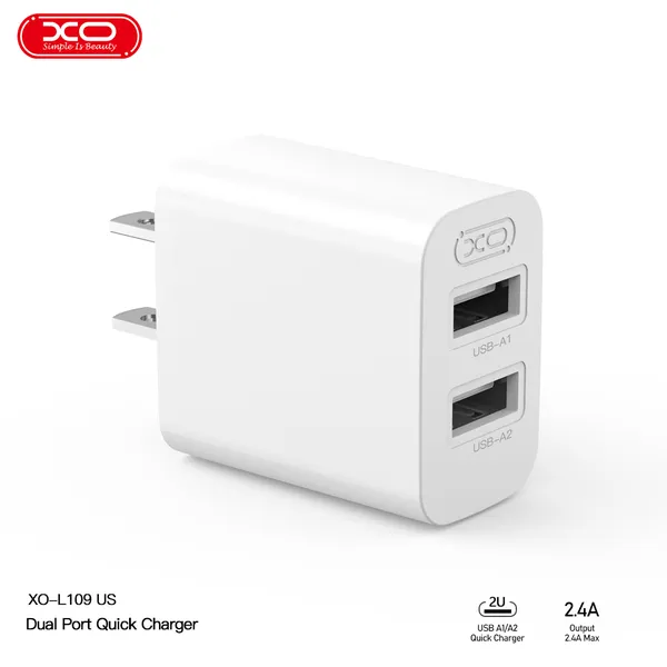 Đầu Sạc Chính Hãng XO L109, Sạc Siêu Nhỏ, Hiệu Suất To, Giải Pháp Mọi Nẻo Đường