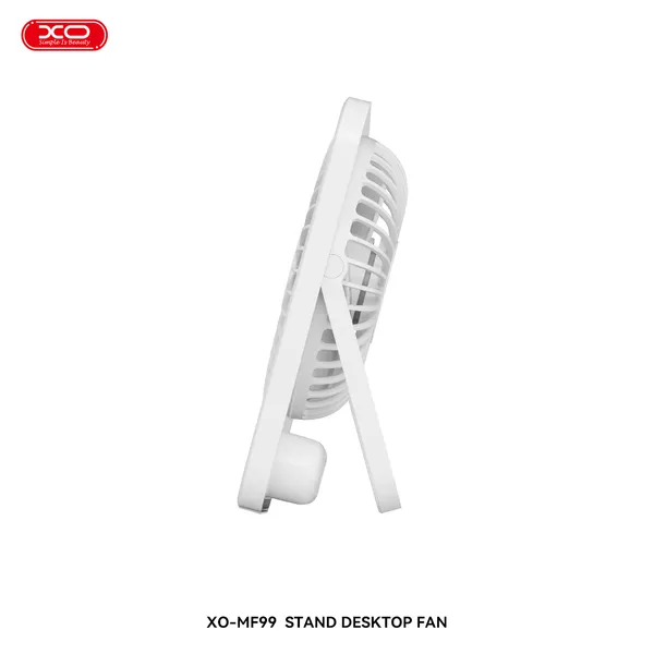 Quạt mini để bàn XO MF99 - Gấp gọn, màn hình LED, pin 1200mAh