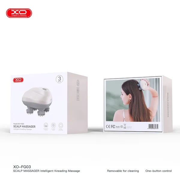 Máy Massage Đầu Thông Minh XO FG03 - Thư Giãn Sâu, Kích Thích Mọc Tóc.