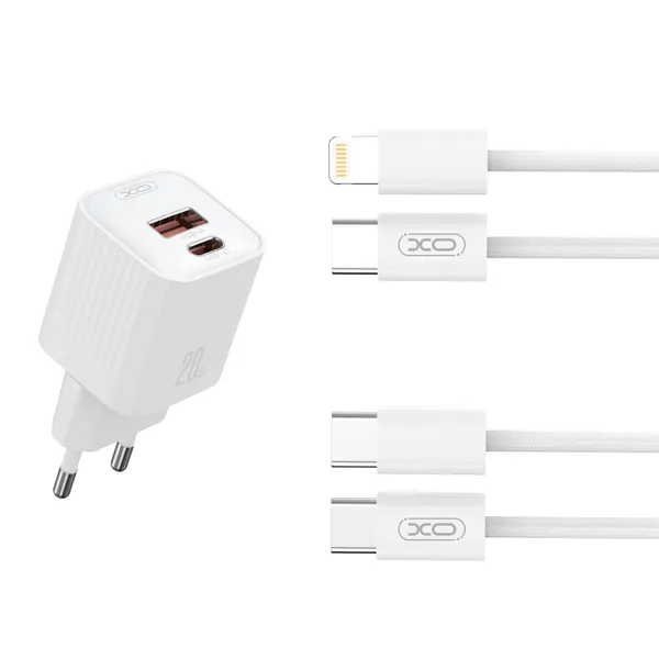 Củ sạc 20W XO L147 - Sạc siêu tốc, nhỏ gọn, lý tưởng cho sạc iPhone và Android.