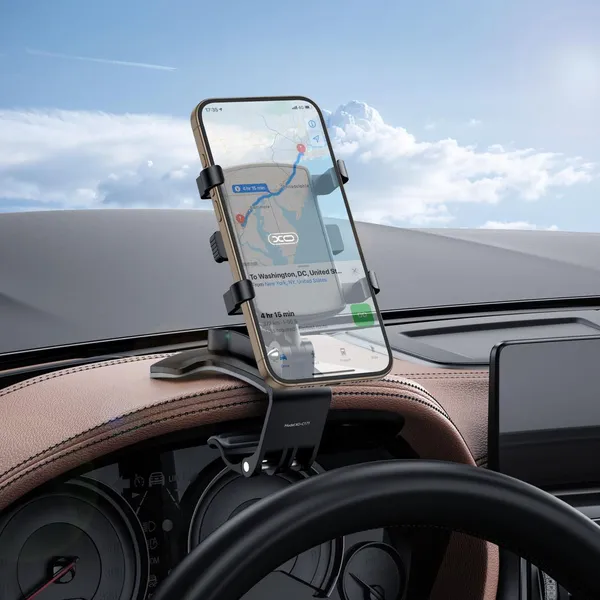 Phụ kiện ô tô cao cấp: Giá đỡ điện thoại XO C171 kẹp taplo, xoay 360 độ