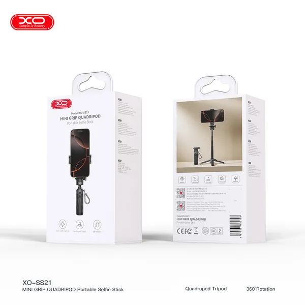 Gậy Chụp Ảnh XO SS21 3in1 Hỗ Trợ Máy Ảnh - Gọn Nhẹ, Bền Bỉ