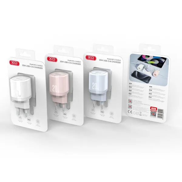 Sạc chất lượng cao, giá cực tốt - Đầu sạc XO L144 PD20W, trợ thủ đắc lực cho mọi thiết bị
