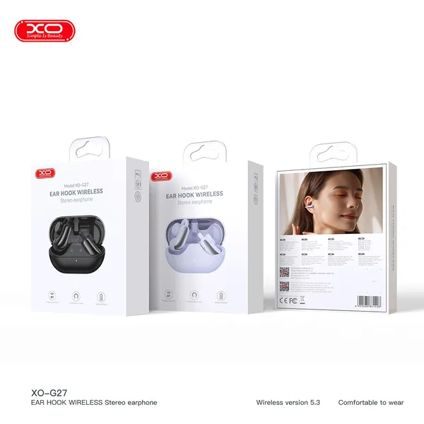 Airpod XO G27: Tai nghe không dây kẹp tai, âm thanh sống động, pin siêu khủng