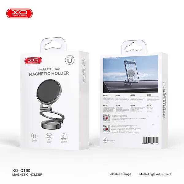 Giá Đỡ Điện Thoại Từ Tính XO C160: An Toàn, Gọn Nhẹ Cho Mọi Chuyến Đi.