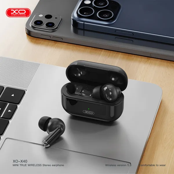 Airpod XO TWS X40 - Tai nghe bluetooth không dây âm thanh sống động, thiết kế nhỏ gọn
