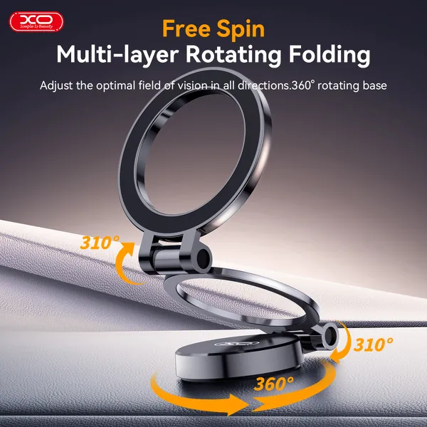 Giá Đỡ Điện Thoại Từ Tính XO C161: Lực Hút Mạnh Mẽ, An Toàn Vượt Trội.
