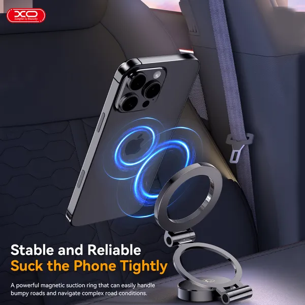 Giá Đỡ Điện Thoại Từ Tính XO C161: Lực Hút Mạnh Mẽ, An Toàn Vượt Trội.