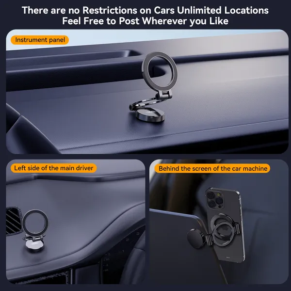 Giá Đỡ Điện Thoại Từ Tính XO C161: Lực Hút Mạnh Mẽ, An Toàn Vượt Trội.