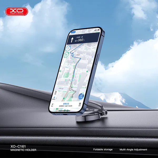 Giá Đỡ Điện Thoại Từ Tính XO C161: Lực Hút Mạnh Mẽ, An Toàn Vượt Trội.