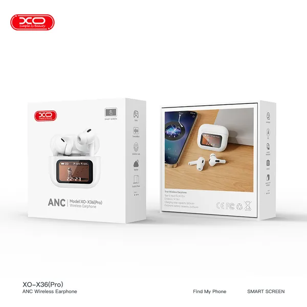 Tai nghe airpods XO X36 Pro: Công nghệ vượt trội, màn hình hiển thị pin, kết nối Bluetooth 5.3