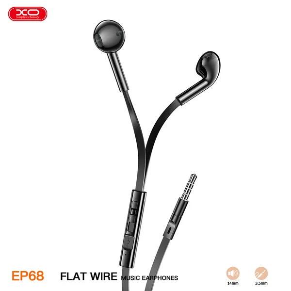 Tai nghe có dây XO EP68 - Jack 3.5mm, âm thanh sống động, giá rẻ