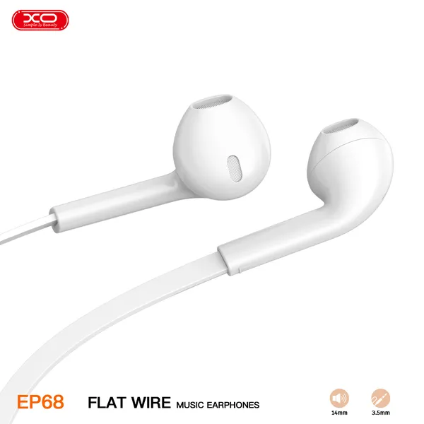 Tai nghe có dây XO EP68 - Jack 3.5mm, âm thanh sống động, giá rẻ