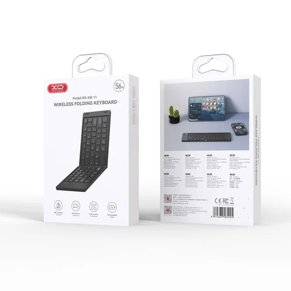 Bàn phím bluetooth XO KB11 - Bàn phím không dây đa năng, gấp gọn tiện lợi