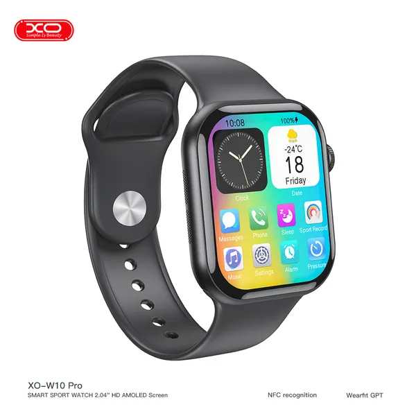 Đồng Hồ Thông Minh Màn Hình AMOLED XO W10 Pro - Trợ Lý AI, Pin Bền Bỉ