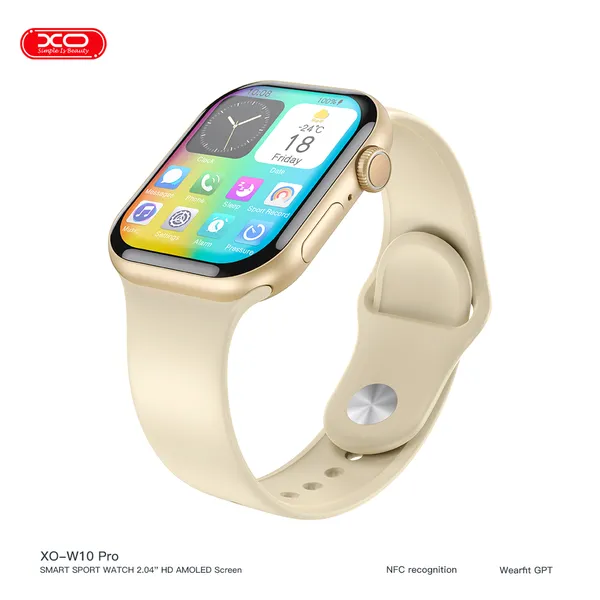 Đồng Hồ Thông Minh Màn Hình AMOLED XO W10 Pro - Trợ Lý AI, Pin Bền Bỉ