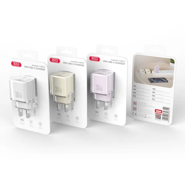Sạc nhanh PD30W XO L148 - Nhanh hơn, an toàn hơn, tương thích mọi thiết bị.