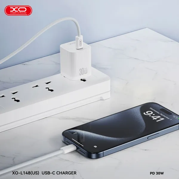 Sạc nhanh PD30W XO L148 - Nhanh hơn, an toàn hơn, tương thích mọi thiết bị.