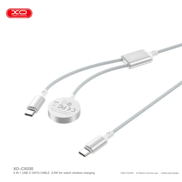 Dây sạc Apple XO CX030 - Giải pháp sạc không dây 2.5W cao cấp cho đồng hồ thông minh.