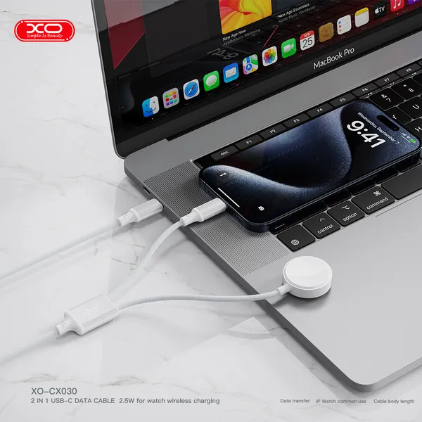 Dây sạc Apple XO CX030 - Giải pháp sạc không dây 2.5W cao cấp cho đồng hồ thông minh.