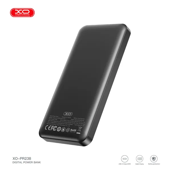 Sở hữu ngay sạc dự phòng dung lượng cao XO PR238 - Đa cổng tiện lợi, an toàn tuyệt đối