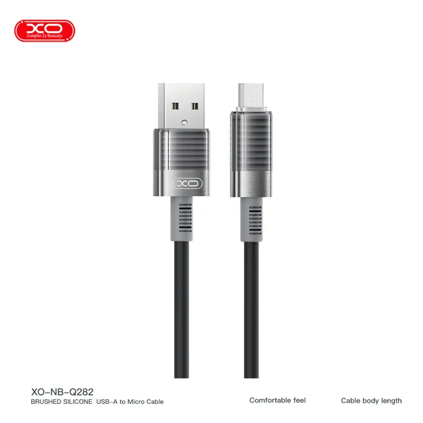 Dây sạc nhanh Silicone XO NB282 | Sạc PD30W chính hãng