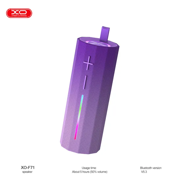 Loa Bluetooth Có Đèn Led XO F71 - Âm Thanh Sống Động, Ánh Sáng Rực Rỡ.