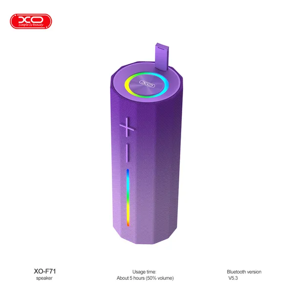 Loa Bluetooth Có Đèn Led XO F71 - Âm Thanh Sống Động, Ánh Sáng Rực Rỡ.
