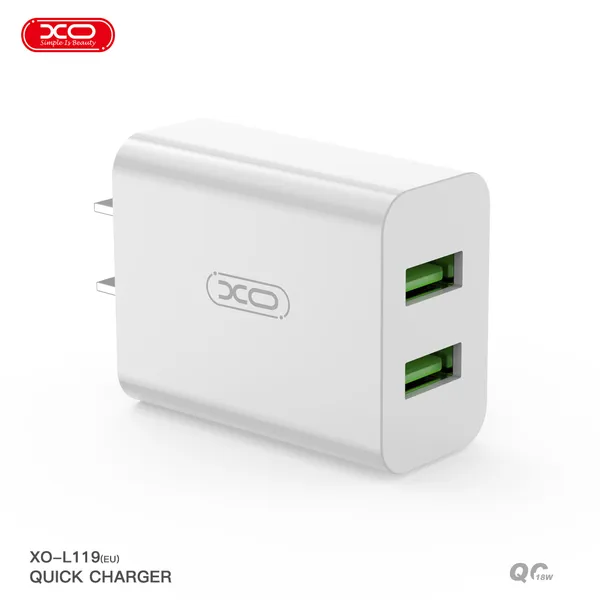 Bộ sạc nhanh XO L119 EU QC3.0 18W - Giải pháp sạc nhanh an toàn cho mọi thiết bị