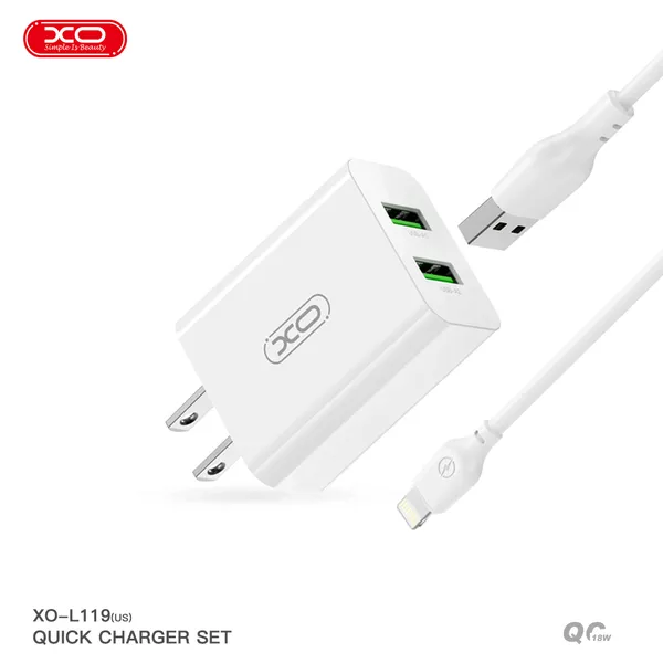 Bộ sạc nhanh XO L119 EU QC3.0 18W - Giải pháp sạc nhanh an toàn cho mọi thiết bị