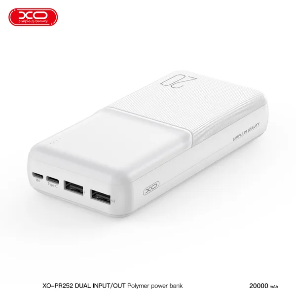 Sở hữu ngay sạc dự phòng 20.000 mAh XO PR252 - Giá tốt,