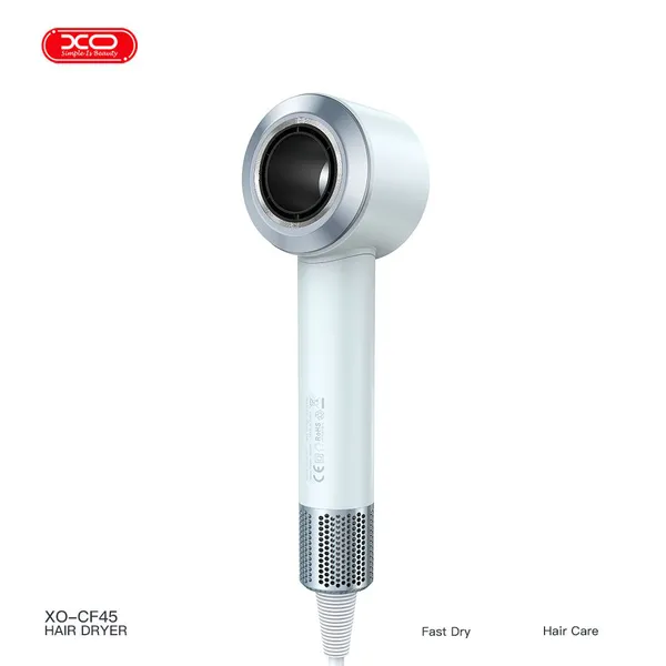 Máy sấy tóc bảo vệ tóc XO CF45 - Sấy khô nhanh chóng, an toàn cho tóc, tiện lợi cho mọi gia đình