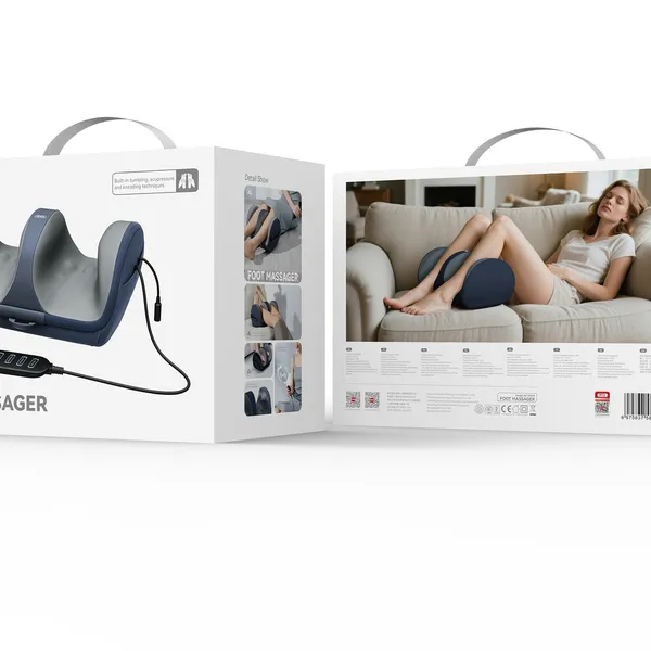 Máy massage chân thông minh XO FG010 – Phiên bản lớn, hỗ trợ thư giãn & lưu thông máu