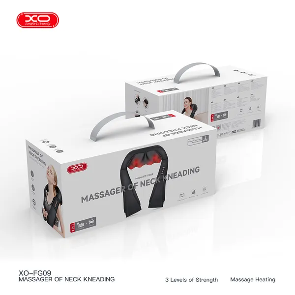 Máy massage vai và cổ XO FG09 - Dùng tại nhà/trên ô tô, giảm đau vai gáy hiệu quả